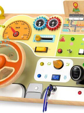 Wooden Busy Board Toy